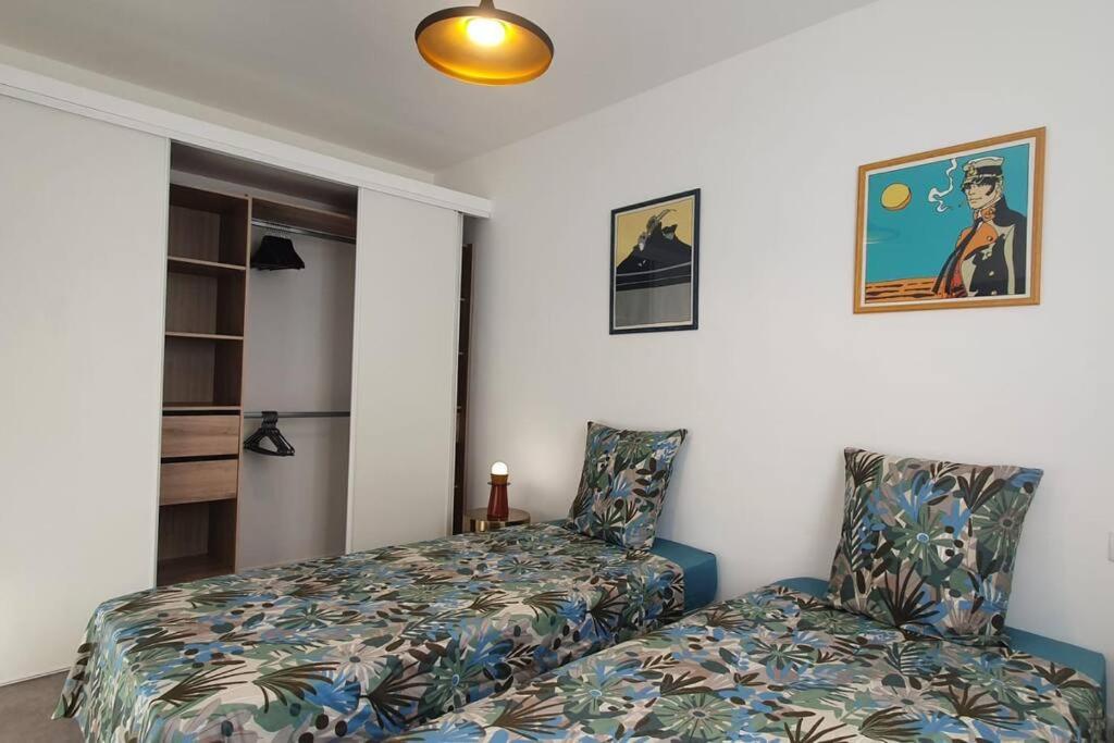 Bd Grosso Apt 4 Prs, 300M Plage, Clim, Parking Nizza Exterior foto