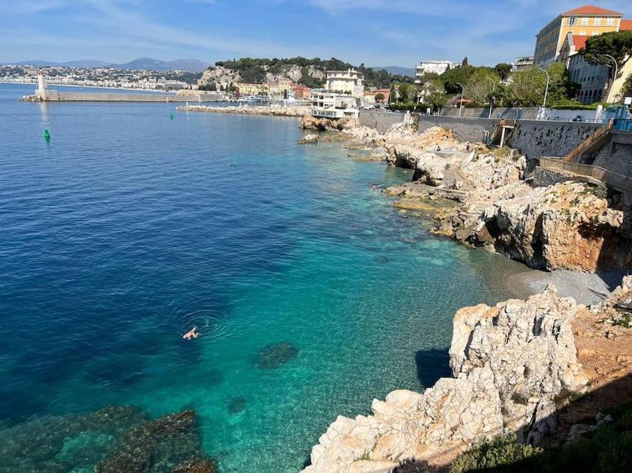 Bd Grosso Apt 4 Prs, 300M Plage, Clim, Parking Nizza Exterior foto